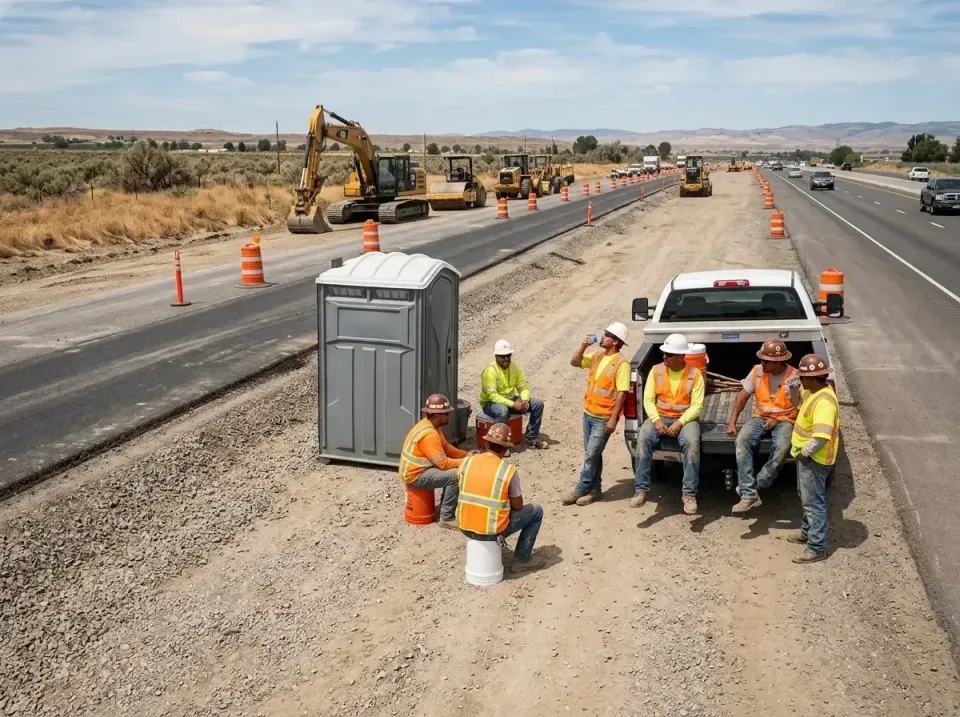 highway-road-construction-crew-007 — frequently asked questions, Porta Potty and Restroom Rentals in Campbell, CA